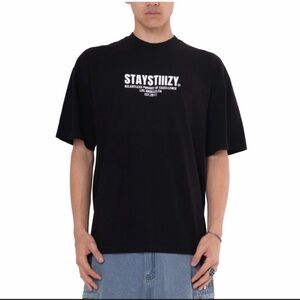 NEW STIIIZY Pursuit Of Excellence Black T Shirt Large